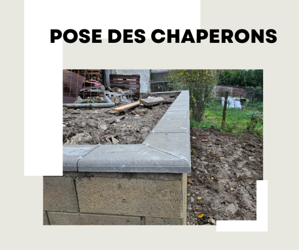 Pose de des chaperons à Fère-en-Tardenois